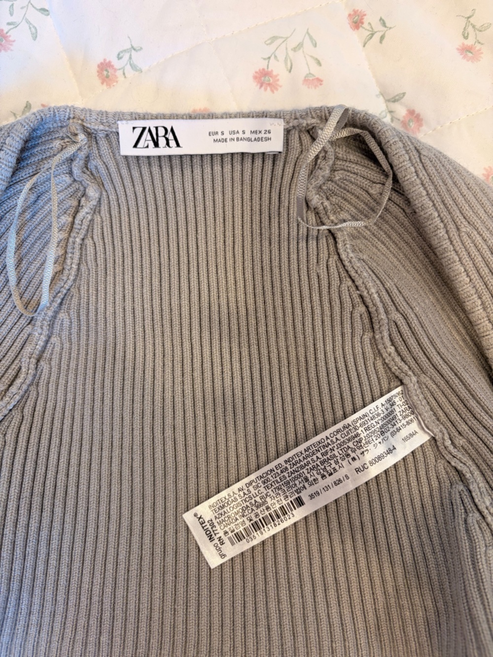 Zara Ribbed Shrug - Picture 2 of 3